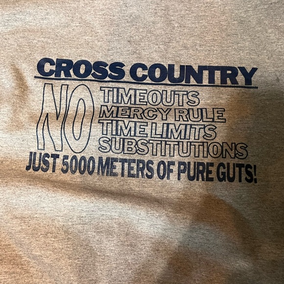 Gildan Gray Cross Country Hoodie - Picture 7 of 7